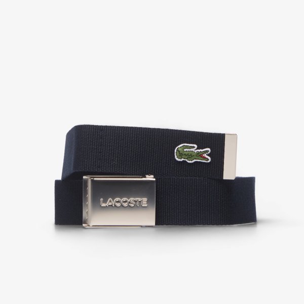 Pásek Lacoste L.12.12 Concept Made In France Belt Navy Blue 100