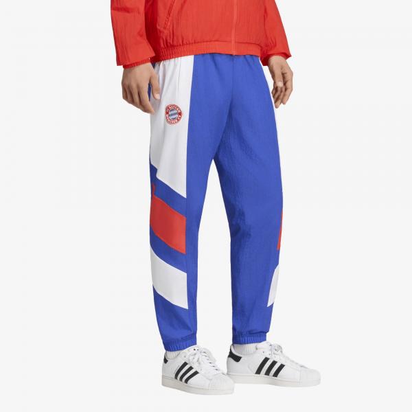 Kalhoty adidas FC Bayern Muenchen EQT Track Pants Semi Lucid Blue/ White/ Red XL
