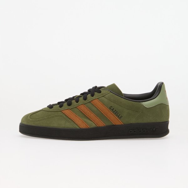 Tenisky adidas Gazelle Indoor Wild Pine/ Dusky Bronze/ Core Black EUR 41 1/3