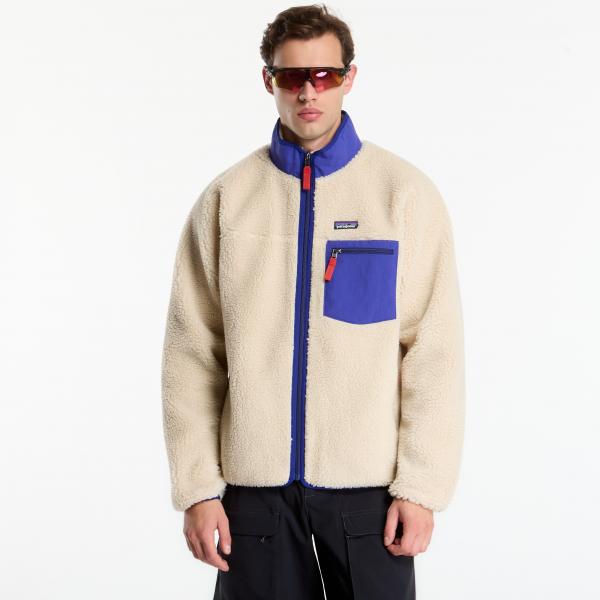 Bunda Patagonia M's Classic Retro-X Jacket Dark Natural/ Cobalt Blue M