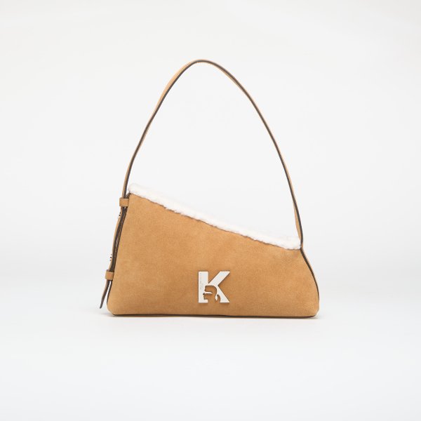 Taška Karl Lagerfeld Jeans Geo Suede Shoulder Bag Fur Brown Universal