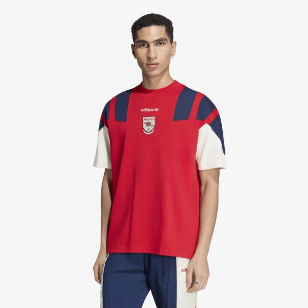 Tričko adidas Arsenal FC EQT T-Shirt Better Scarlet/ Off White S