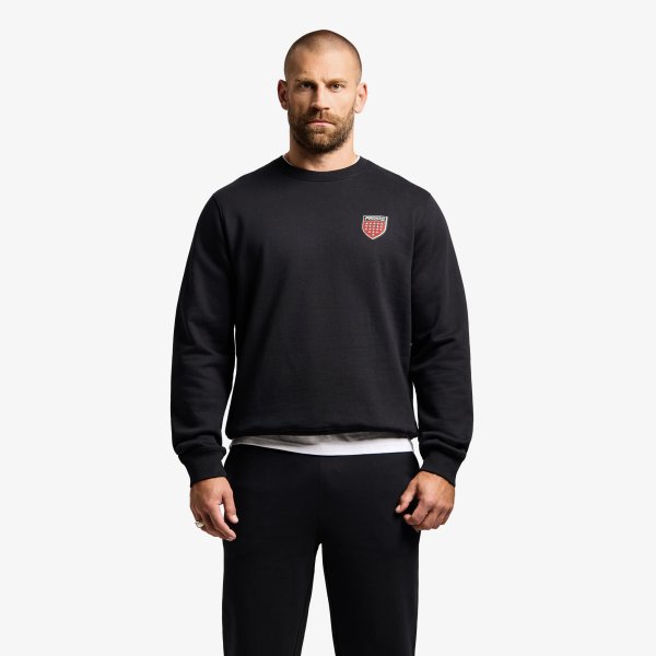 Mikina Prosto Crewneck Infine Black XL