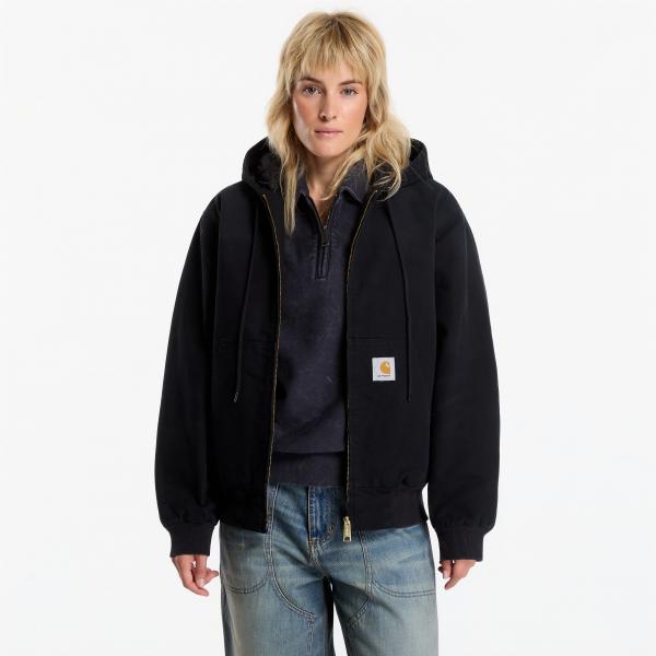 Bunda Carhartt WIP OG Active Jacket UNISEX Black Stone Canvas XS