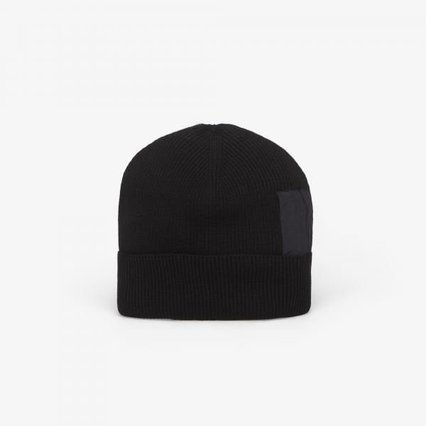 Čepice C.P. Company Wool Beanie Black Universal
