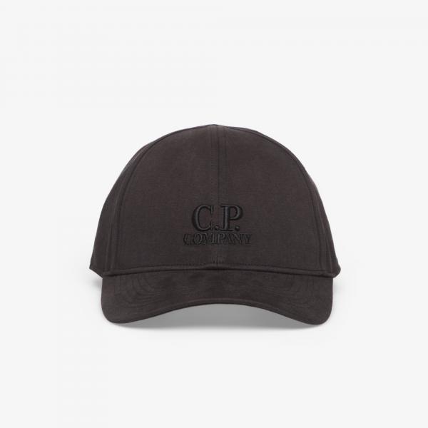 Kšiltovka C.P. Company Gabardine Logo Cap Black Universal