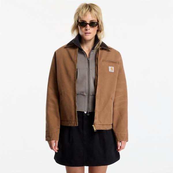 Bunda Carhartt WIP OG Detroit Jacket UNISEX WIP H Brown/ Tobacco Stone Canvas S
