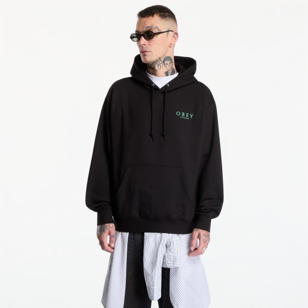 Mikina Obey Flores Robus Black XL