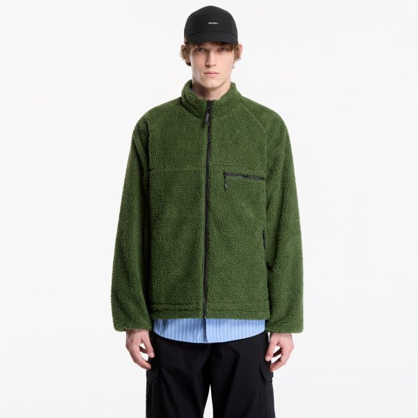 Bomber Gramicci Reversible Sherpa Jacket Olive/navy L