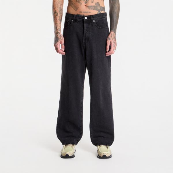 Džíny Obey Classic Baggy Denim Faded Black W36