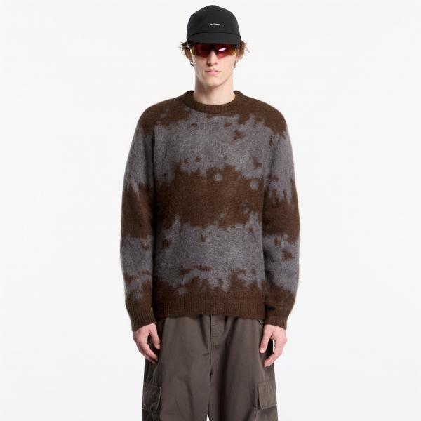 Svetr Gramicci Mohair Splatter Sweater Slate Splatter S