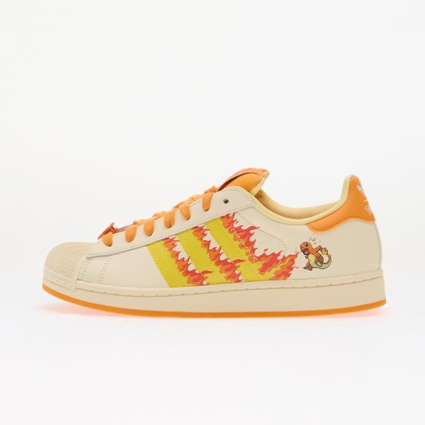 Tenisky adidas x Pokemon Superstar II (Charmander) Cream White/ Shock Yellow/ Bright Orange EUR 38 2/3