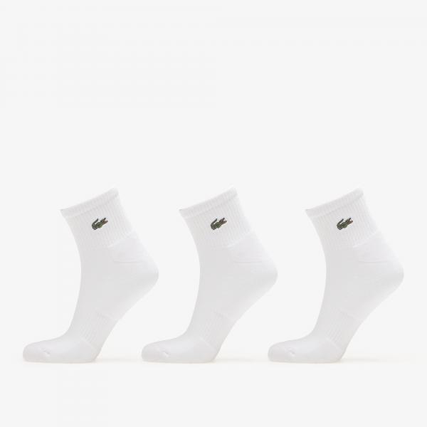 Ponožky Lacoste Ankle Socks White 35-38