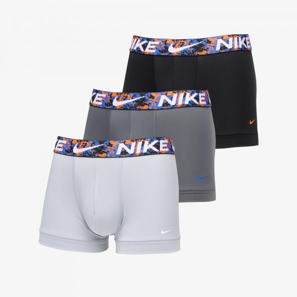 Boxerky Nike Trunk 3-Pack Grey M