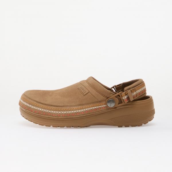 Boty Crocs Classic Crafted Vegan Suede Stitch Sepia 5