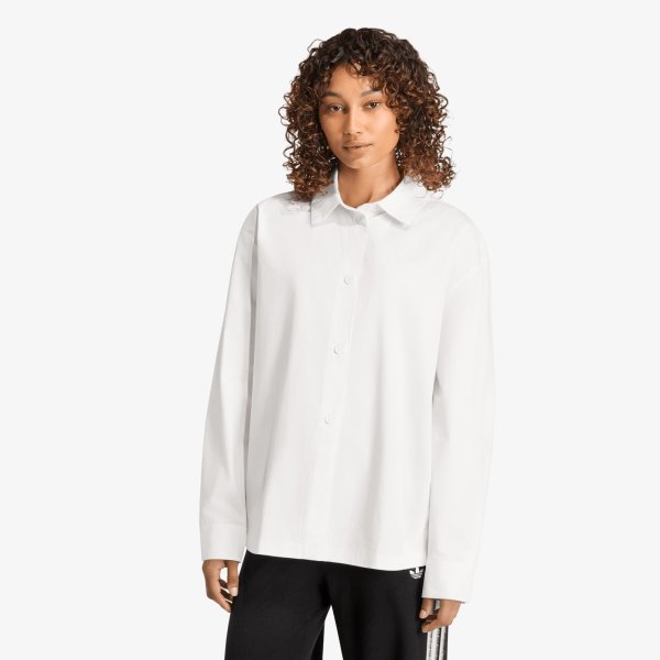 Košile adidas 3 Stripes Shirt Cloud White/ Cloud White L
