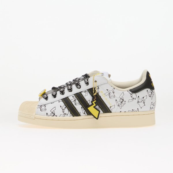 Tenisky adidas x Pokemon Superstar II (Pikachu) Cloud White/ Core Black/ Gold Metallic EUR 40