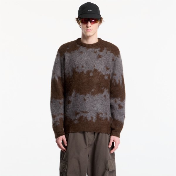 Svetr Gramicci Mohair Splatter Sweater Slate Splatter S