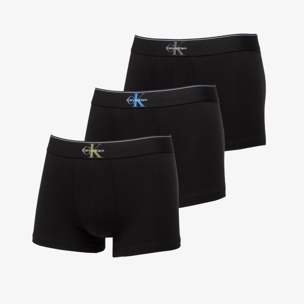 Trenky Calvin Klein Trunk 3-Pack Black XL