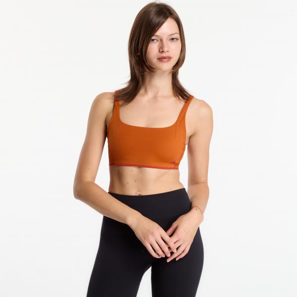 Podprsenka adidas x entire studios Optime Training Low Support Bra Fox Red XL