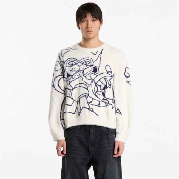 Svetr RIPNDIP Rokkunerm Mohair Sweater Bone XXL