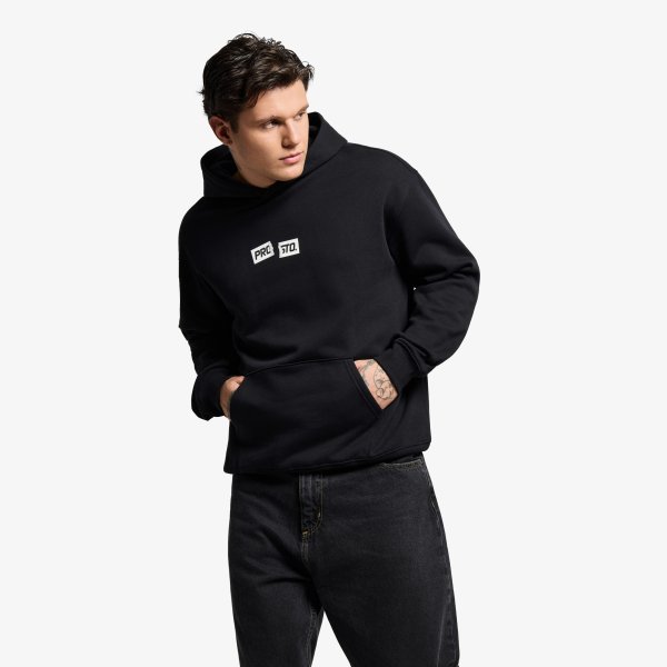 Mikina Prosto Hoodie Crack Box Logo Black M