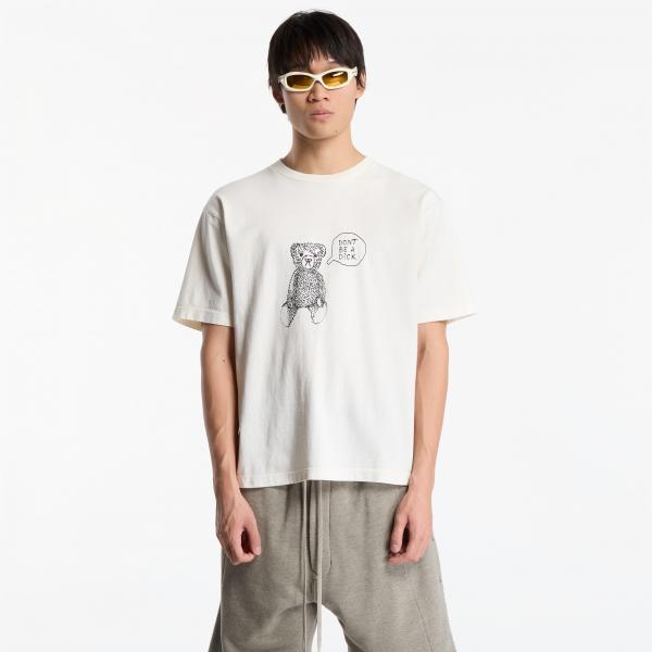 Tričko District Vision California Cotton Tee UNISEX Teddy Vintage White L