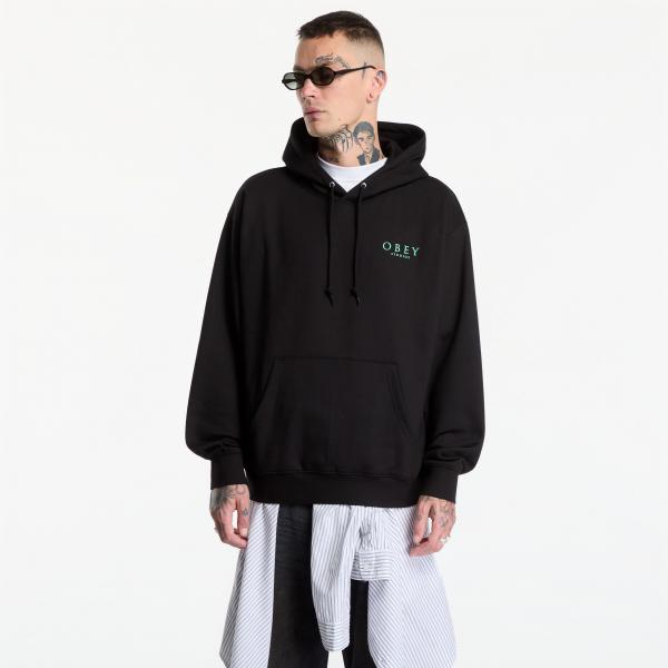 Mikina Obey Flores Robus Black XL