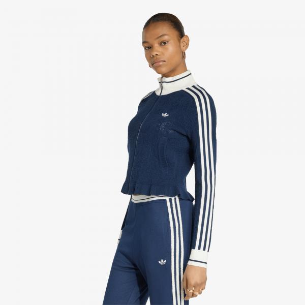 Bunda adidas Sports Track Top Night Indigo/ Off White XL