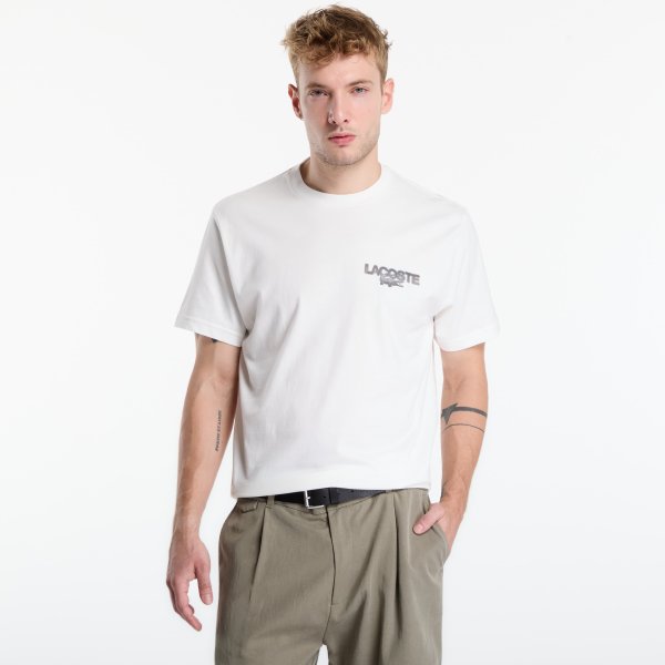 Tričko Lacoste Crewneck T-Shirts Flour 5