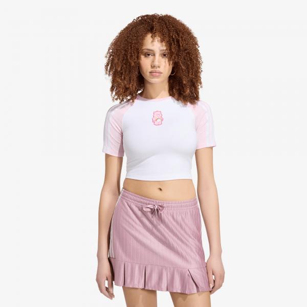 Tričko adidas x Care Bears Baby Tee White/ Clear Pink M