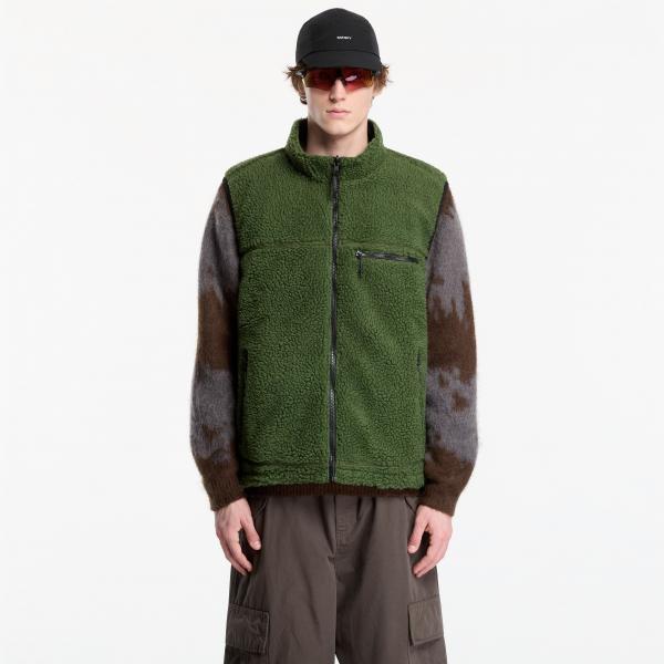 Vesta Gramicci Reversible Sherpa Vest Olive/navy M