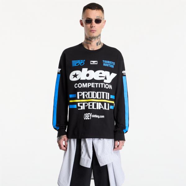Tričko Obey Competition Black L