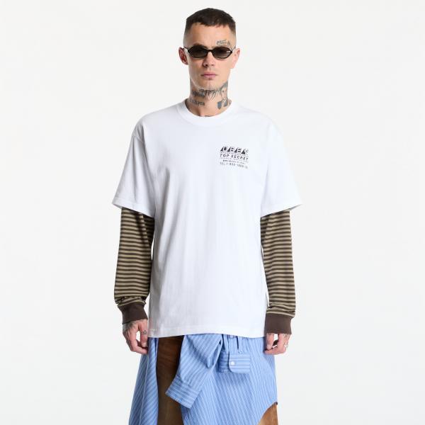 Tričko Obey Top Secret White L