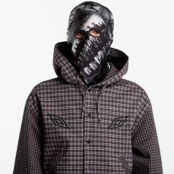 Šála Umbro Crowd Masked Foulard Black Grey Universal