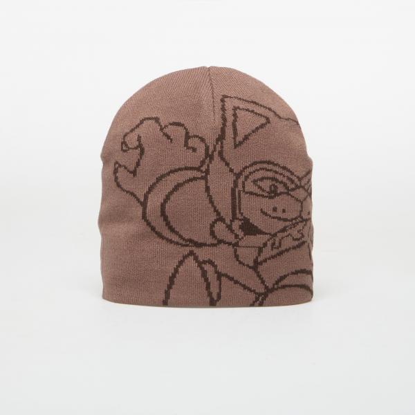 Čepice RIPNDIP Rokkunerm Skull Beanie Brown Universal