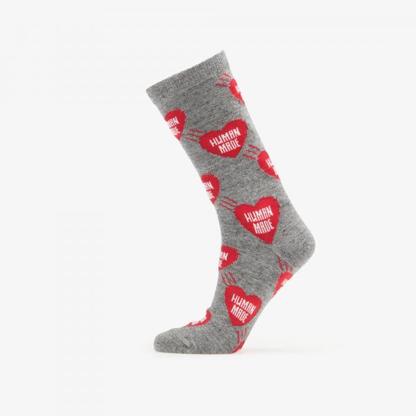 Ponožky Human Made Heart Socks Gray L