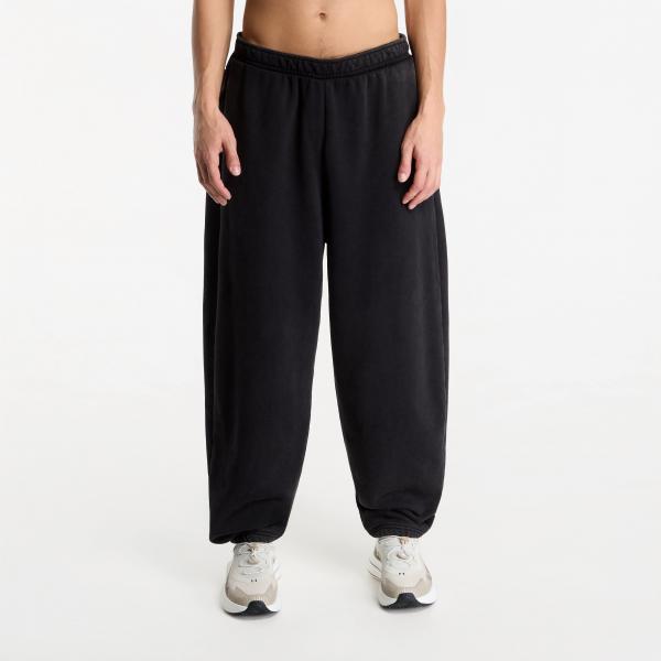 Tepláky Under Armour Icon HW Flc Washed Pants Ultimate Black/ Ultimate Black S