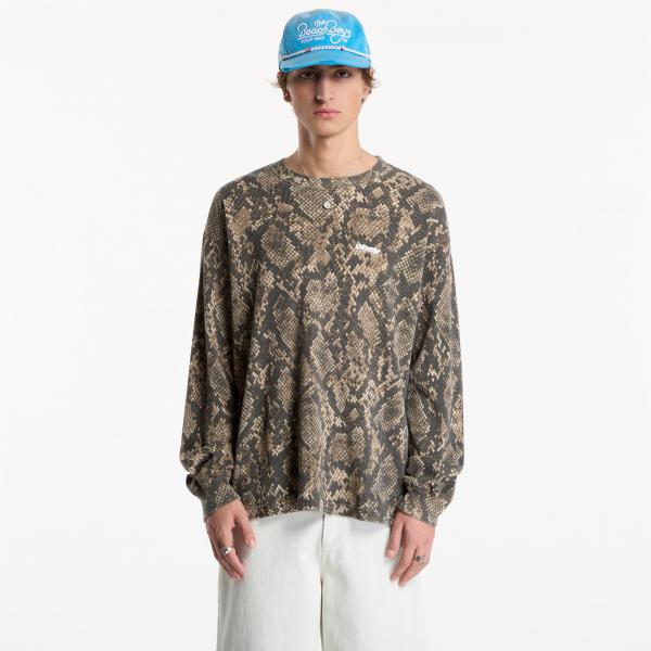Tričko Obey League Thermal Dusty Vintage Rattlesnake S