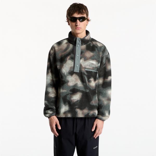 Mikina Columbia Helvetia™ II Printed Half Snap Fleece Sedona Sage Dyeflow M