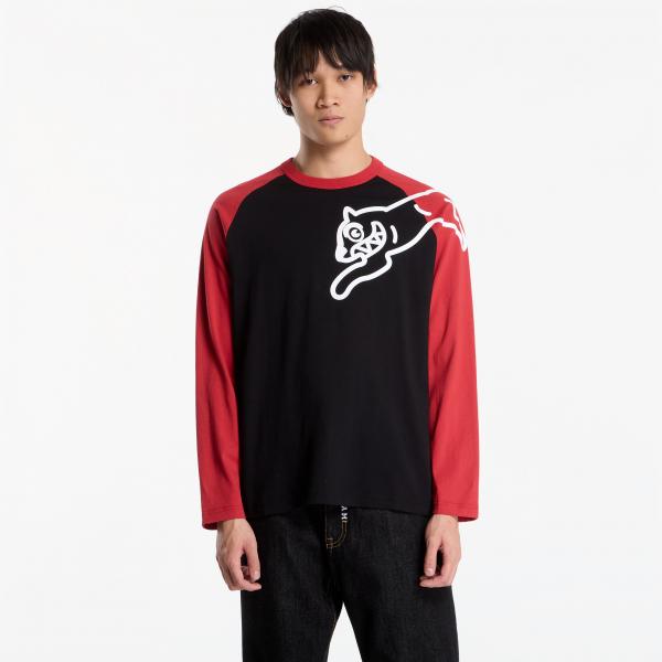Tričko Billionaire Boys Club Icecream Running Dog Raglan Ls T-Shirt Black S