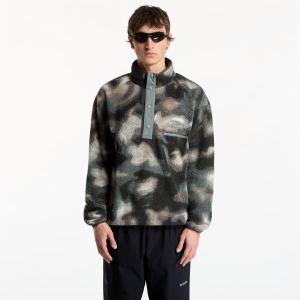 Mikina Columbia Helvetia™ II Printed Half Snap Fleece Sedona Sage Dyeflow S