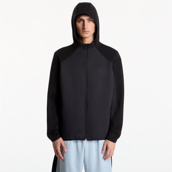 Mikina Under Armour Unstoppable Flc Txtrd FZ Ultimate Black/ Black M