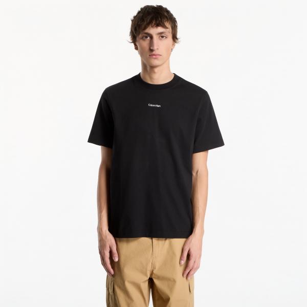 Tričko Calvin Klein Jeans Ss Easy 20s Retro Ca Black S