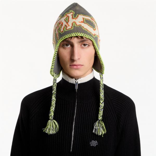 Čepice RIPNDIP Pacific Beach Peruvian Beanie Charcoal Universal