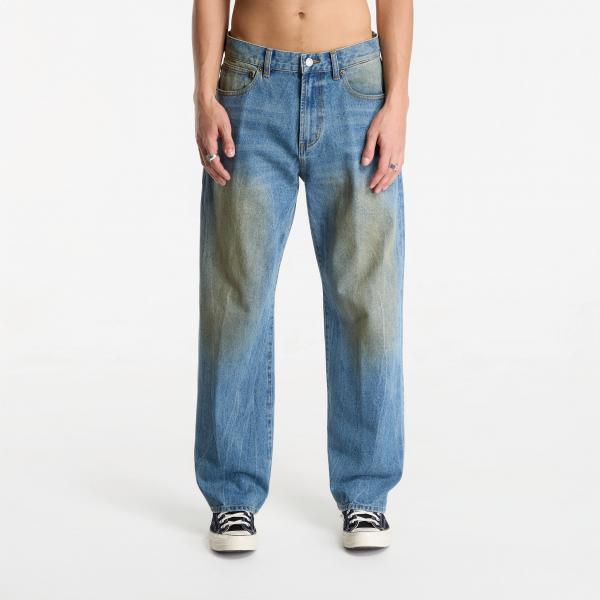 Kalhoty Obey Nelson Straight Leg Denim Garage Wash Indigo W30