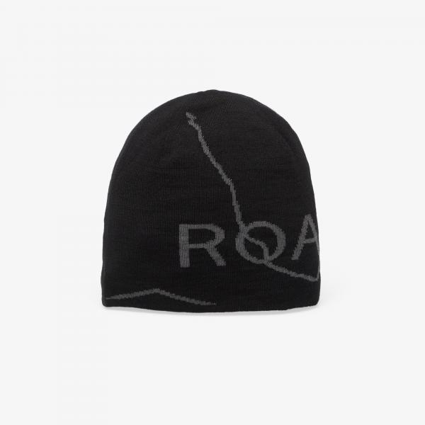 Čepice ROA Logo Wool Beanie Deep Black Universal