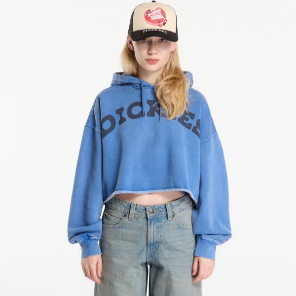 Mikina Dickies Hollywood Cropped Hoodie Blue S