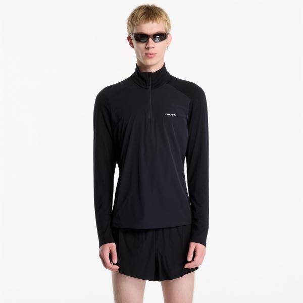 Mikina Craft Wool Wind HZ LS Black L