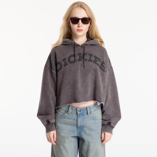 Mikina Dickies Hollywood Cropped Hoodie Black S